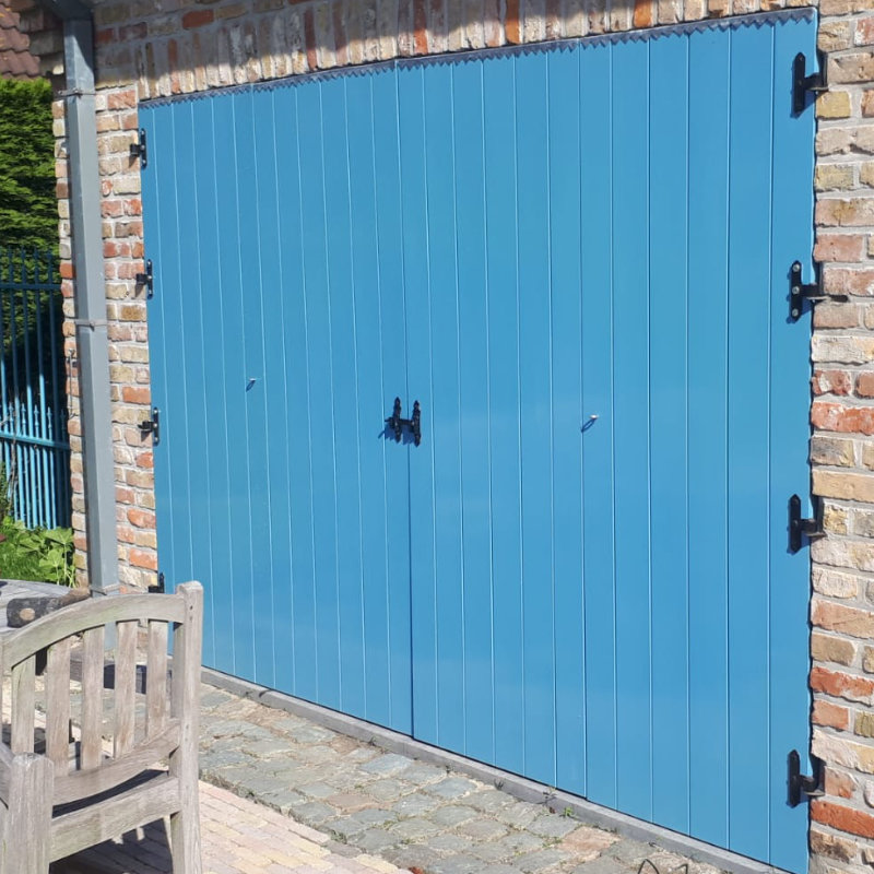 luiken met garagepoort - Yannick Schelstraete Schrijnwerk Maldegem